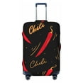 thumbnail image 1 of Balery Hot Chili Luggage Cover Protector, Scratch And Dirt Resistant, Fits 18-32 Inch Luggage - X-Large, 1 of 9