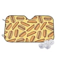 thumbnail image 1 of Balery Hot Dogs Print Car Windshield Sun Shade,Windshield Sunshade for Car Pickup Truck SUV Accessories-Small, 1 of 7