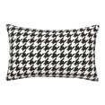 thumbnail image 1 of Balery Houndstooth Black And White Bedding Queen Pillow Cases - Envelope Closure - Soft Brushed Microfiber Fabric - Shrinkage and Fade Resistant Pillow Cases-14"x20", 1 of 9