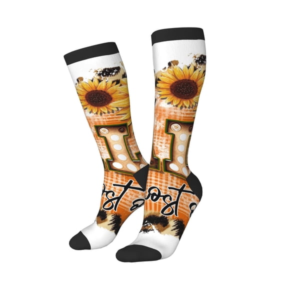 Balery I Love Fall Most Of All Printed Novelty Socks Men's Women's Crew Socks Sports Socks Knee High Socks Cotton Socks Quirky and Cool Socks