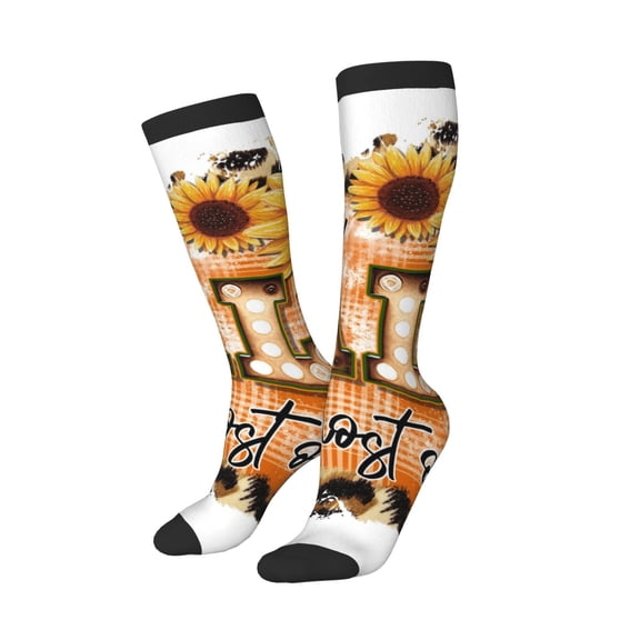 Balery I Love Fall Most Of All Printed Novelty Socks Men's Women's Crew Socks Sports Socks Knee High Socks Cotton Socks Quirky and Cool Socks