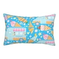 thumbnail image 1 of Balery Icecream Truck Pillow Covers,Bed Pilowcases,Reversible Plush Throw Pillow Covers End Pillow Encasement,Pillow Case - 14"X20", 1 of 9