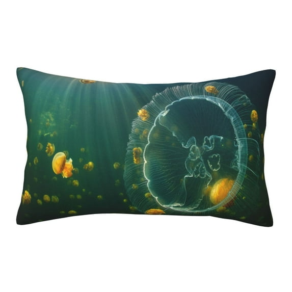 Balery Jelly Fish Bedding Queen Pillow Cases - Envelope Closure - Soft Brushed Microfiber Fabric - Shrinkage and Fade Resistant Pillow Cases-16"x24"