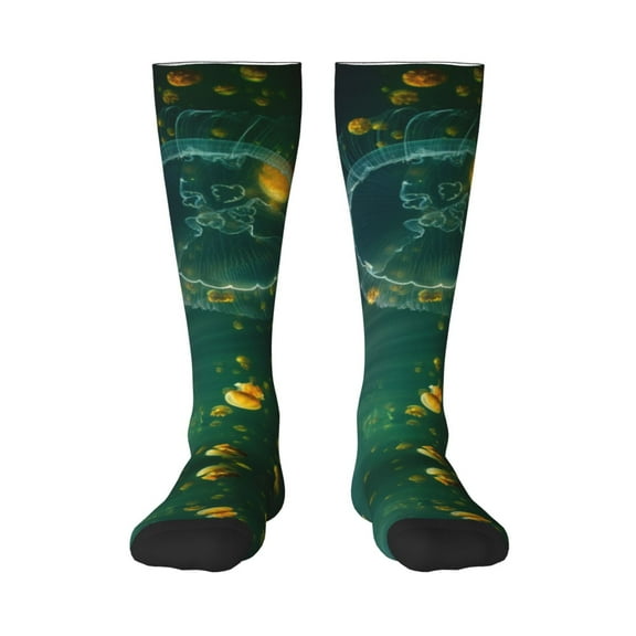 Balery Jelly Fish Fun Novelty Socks Men'S Women'S Crew Socks Funny Crazy Novelty Socks Quirky And Cool Socks