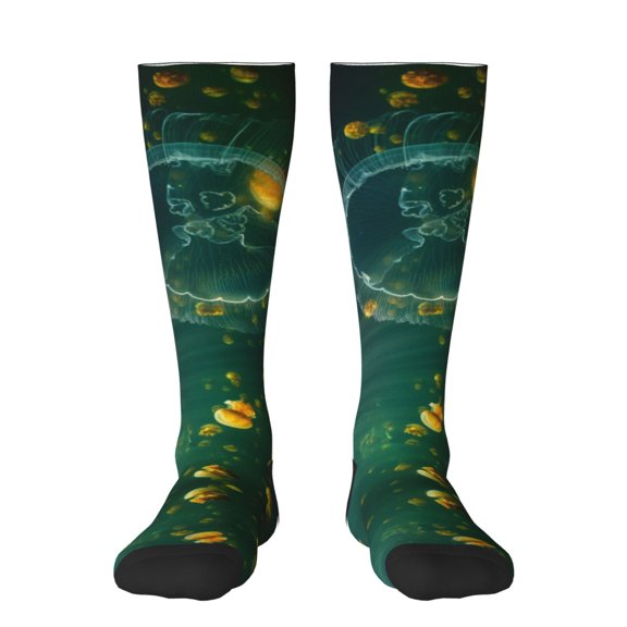 Balery Jelly Fish Fun Novelty Socks Men'S Women'S Crew Socks Funny Crazy Novelty Socks Quirky And Cool Socks