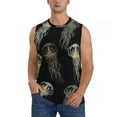 thumbnail image 1 of Balery Jellyfish Men's Sleeveless Muscle Shirts Workout Tank Top, Moisture Wicking, Odor Protection-X-Large, 1 of 8