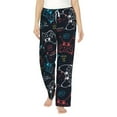 thumbnail image 1 of Balery Joystick Gamepad print Women's Pajama Pants,Ultra Lightweight Pjs,Lounge Pant-X-Large, 1 of 9