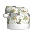 thumbnail image 1 of Balery Jungle Animal Pattern Santa Hat Christmas Hat Funny Christmas Hat Christmas Knitted Beanie Hat For Men Women Adult, 1 of 6