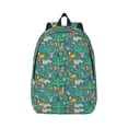 thumbnail image 1 of Balery Jungle Animals Vintage Canvas Backpack for Men and Women - Large Capacity, Durable Travel Laptop Bag for School, Work, Hiking, and Outdoor Activities, 1 of 7