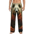 thumbnail image 1 of Balery Jungle Meditating Panda print Men's Pajama Pants,Ultra Lightweight Pjs,Lounge Pant-Medium, 1 of 9