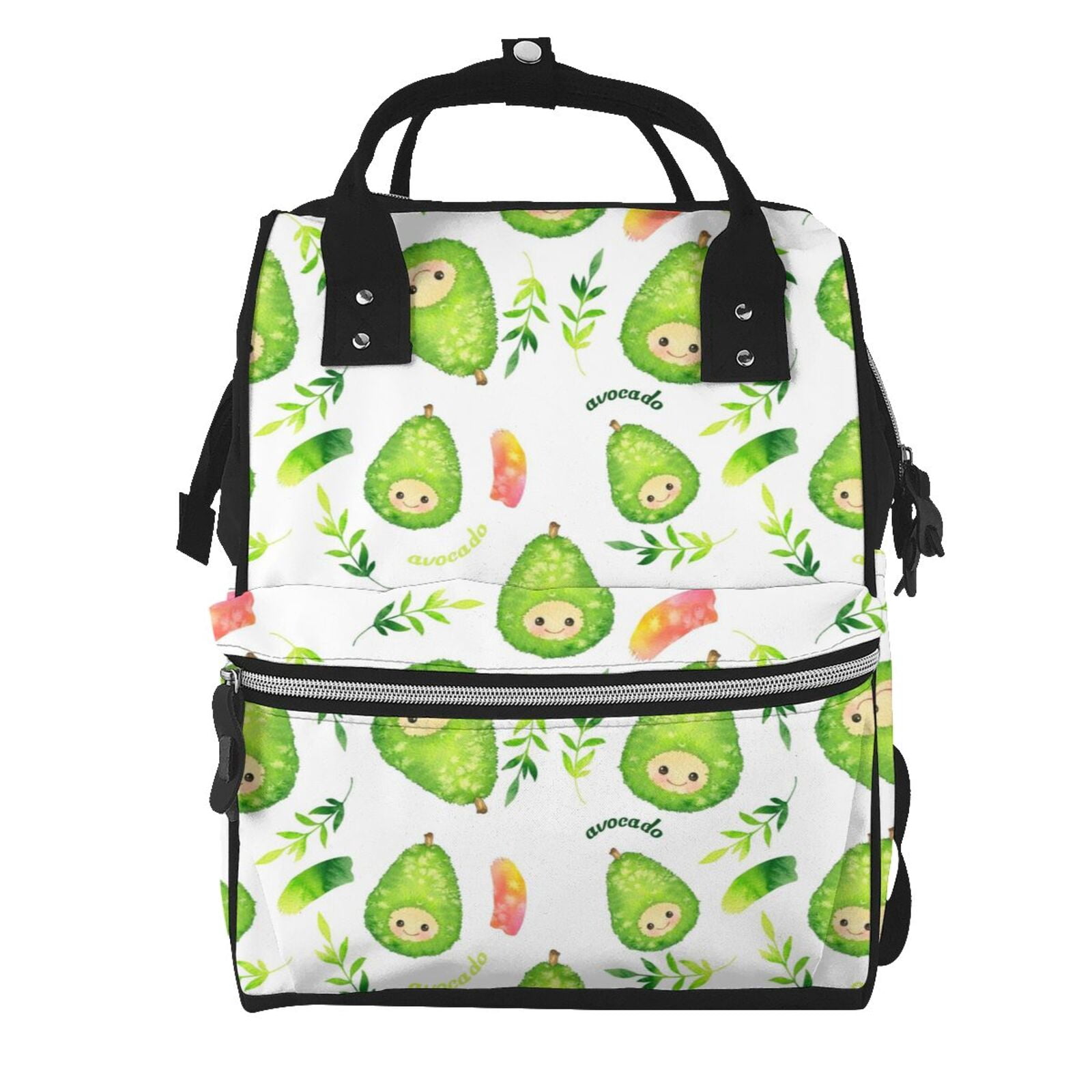 Balery Kawaii Avocado Mummy Backpack - Waterproof Twill Canvas, Large ...