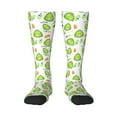 thumbnail image 1 of Balery Kawaii Avocado Printed Novelty Socks Men's Women's Crew Socks Sports Socks Knee High Socks Cotton Socks Quirky and Cool Socks, 1 of 9