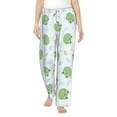 thumbnail image 1 of Balery Kawaii Frogs print Women's Pajama Pants,Ultra Lightweight Pjs,Lounge Pant-Small, 1 of 9