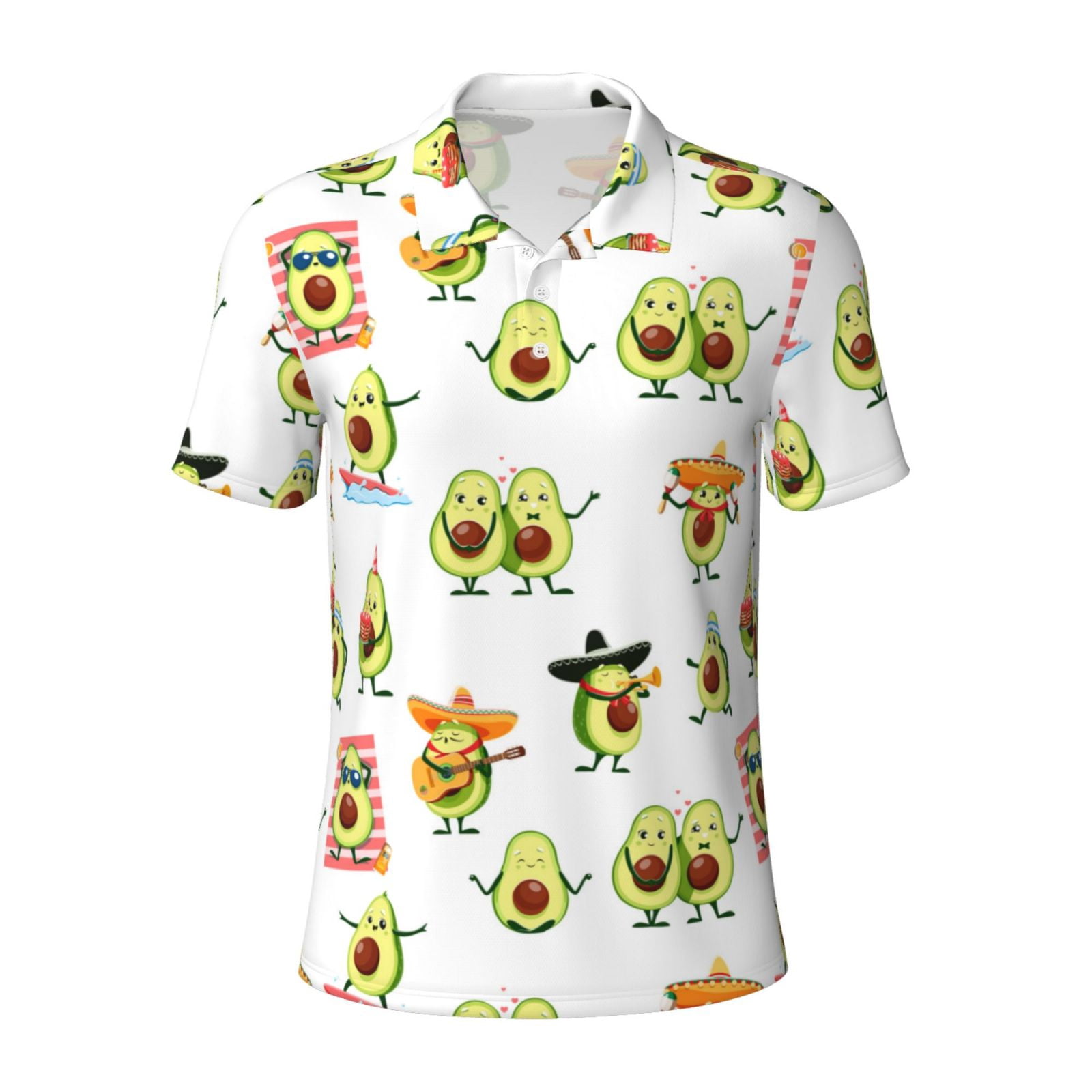 ELM-2153Z000038 AVOCADO KIMONO POLO SHIRT