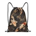 thumbnail image 1 of Balery Koi Fish Tranquility Pattern Drawstring Backpack Bag Sport Gym Sackpack Cinch Bags Pattern Drawstring Backpack Bag Sport Gym Sackpack Cinch Bags -Small, 1 of 6