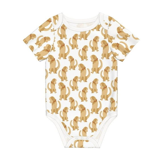 Balery Labrador Retriever Dog Pattern Baby Climbing Clothes Infant Bodysuit Cute Infant Bodysuit Baby Romper-2 Years