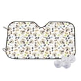 thumbnail image 1 of Balery Labrador Retriever Dog Print Car Windshield Sun Shade,Windshield Sunshade for Car Pickup Truck SUV Accessories-, 1 of 7