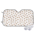 thumbnail image 1 of Balery Labrador Retriever Dog Print Car Windshield Sun Shade,Windshield Sunshade for Car Pickup Truck SUV Accessories-, 1 of 7