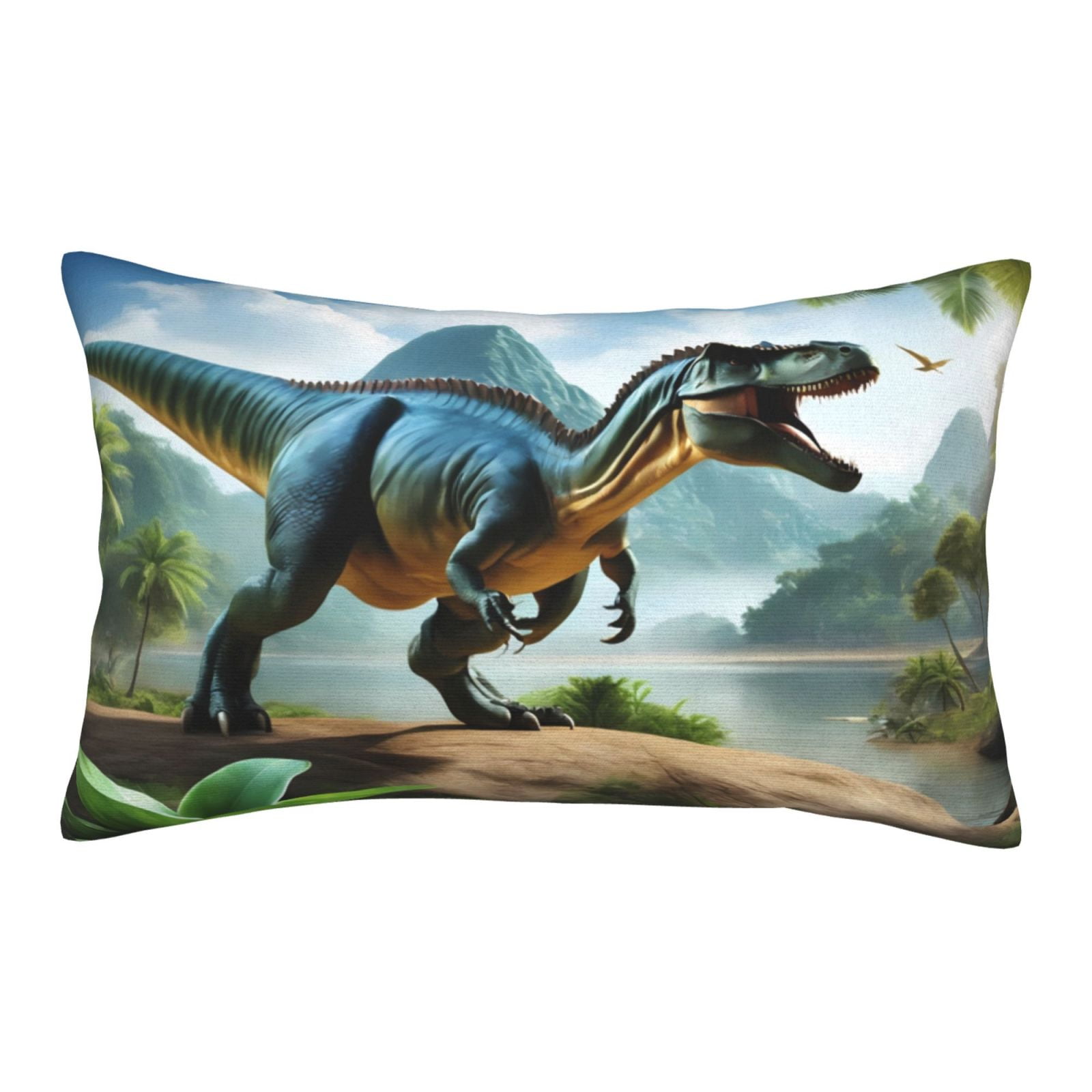 Balery Lake Forest Dinosaur A Bedding Queen Pillow Cases Envelope