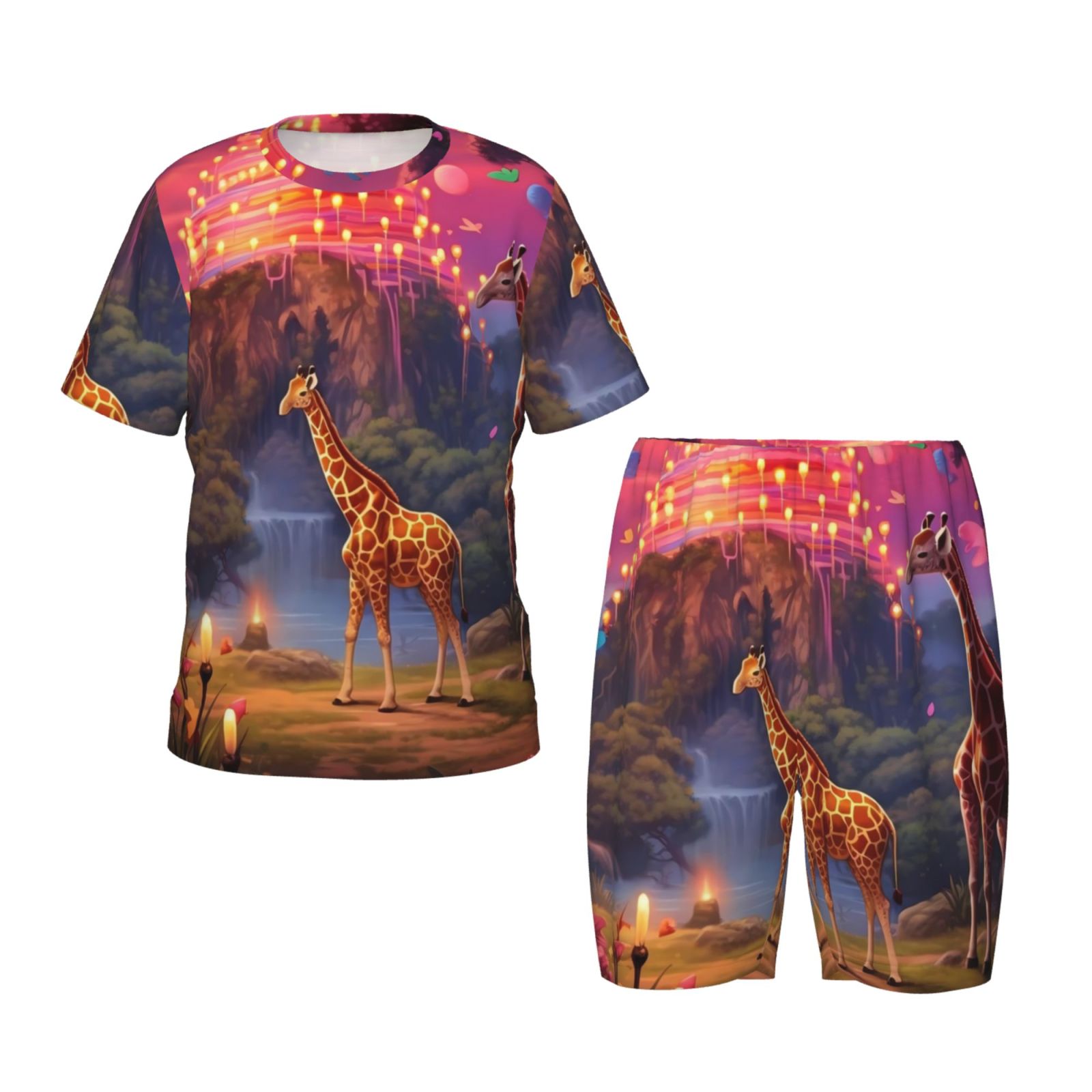 Silkberry LS Pajamas - Deer Forest main image 0