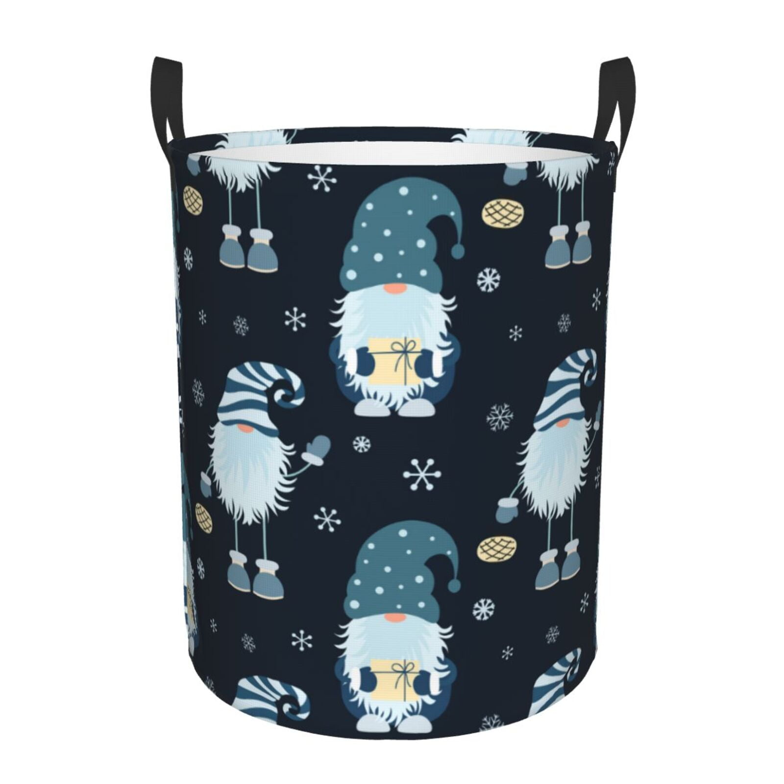 Harvest Gnome Quilted Laundry Basket NCU0TH3020