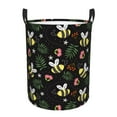 thumbnail image 1 of Balery Bees Round Laundry Basket with Handles Waterproof Freestanding Laundry Hamper for Clothes Toys in the Dorm and Family-Medium, 1 of 8