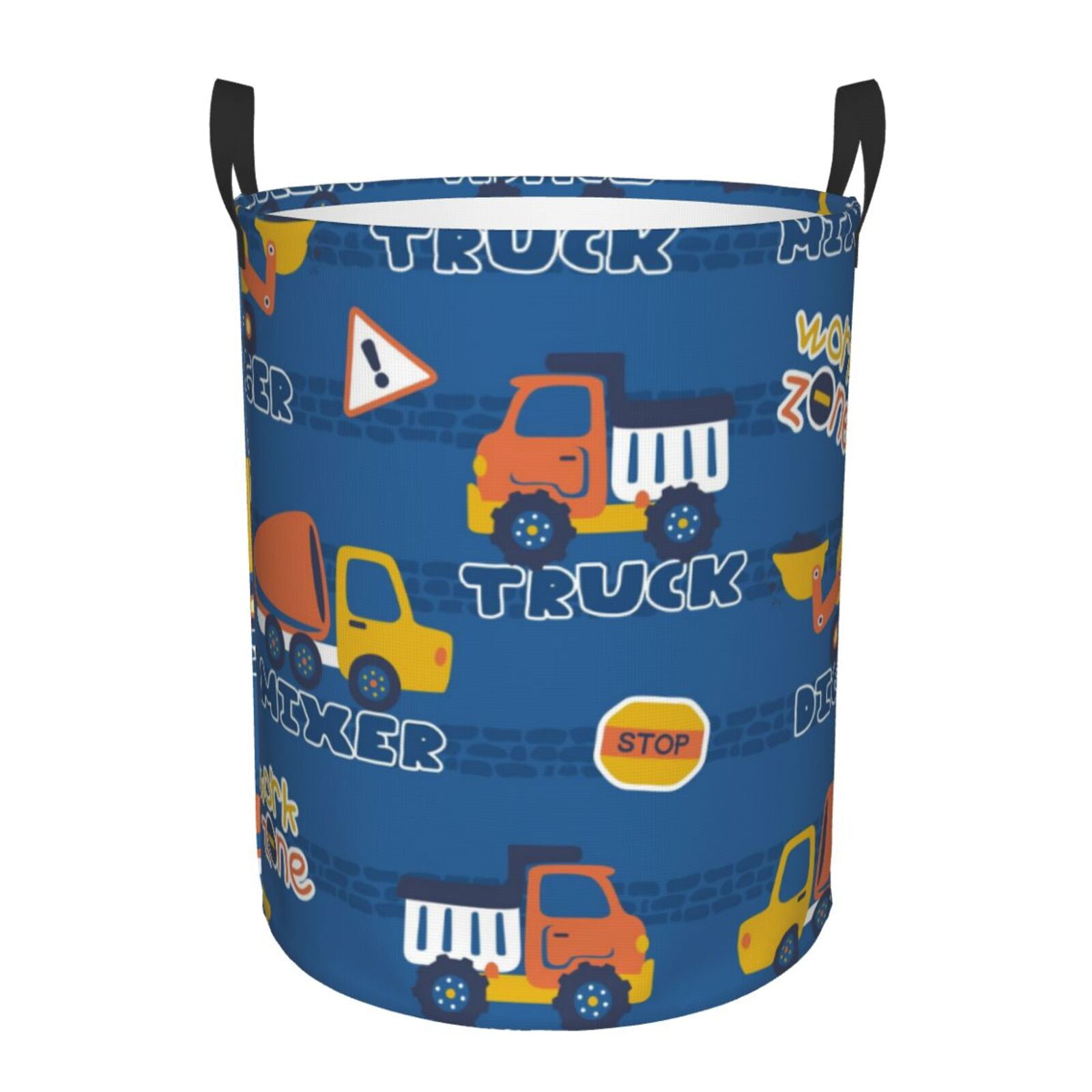 Balery,Laundry Hamper With Handles Laundry Basket Construction Vehicles