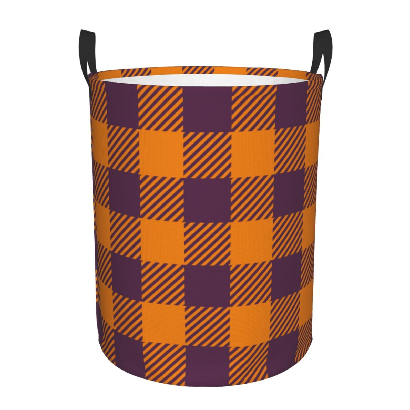 Balery,Laundry Hamper With Handles Laundry Basket Fall Buffalo Plaid ...