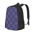 thumbnail image 1 of Balery Lavender Flowers Backpack for Men and Women - Durable 600D Oxford Cloth -Large Capacity, Water-Resistant School, Travel, and Hiking Bag, 1 of 9