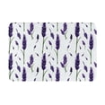 thumbnail image 1 of Balery Lavender Flowers Doormat, Durable Flannel Fabric, Waterproof Stain and Fade Resistant, Low Profile,Indoor Outdoor Door Mats, Easy Clean Patio Entrance Mat, 16x24in, 1 of 9