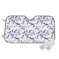 thumbnail image 1 of Balery Lavender Flowers Print Car Windshield Sun Shade,Windshield Sunshade for Car Pickup Truck SUV Accessories-Medium, 1 of 7