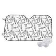 thumbnail image 1 of Balery Lavender Flowers Print Car Windshield Sun Shade,Windshield Sunshade for Car Pickup Truck SUV Accessories-, 1 of 7