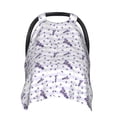 thumbnail image 1 of Balery Lavender Flowers Printed Nursing Cover Breastfeeding Scarf - Baby Car Seat Covers, Infant Stroller Cover, Carseat Canopy for Girls and Boys, 1 of 9