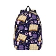 thumbnail image 1 of Balery Lavender Flowers Vintage Canvas Backpack for Men and Women - Large Capacity, Durable Travel Laptop Bag for School, Work, Hiking, and Outdoor Activities, 1 of 7