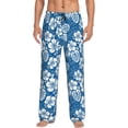 thumbnail image 1 of Balery Leaves And Flowers print Men's Pajama Pants,Ultra Lightweight Pjs,Lounge Pant-XX-Large, 1 of 9