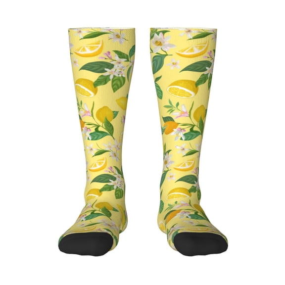Balery Lemon Fun Novelty Socks Men'S Women'S Crew Socks Funny Crazy Novelty Socks Quirky And Cool Socks