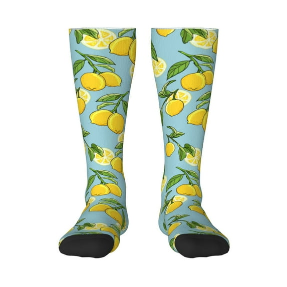 Balery Lemon Fun Novelty Socks Men'S Women'S Crew Socks Funny Crazy Novelty Socks Quirky And Cool Socks