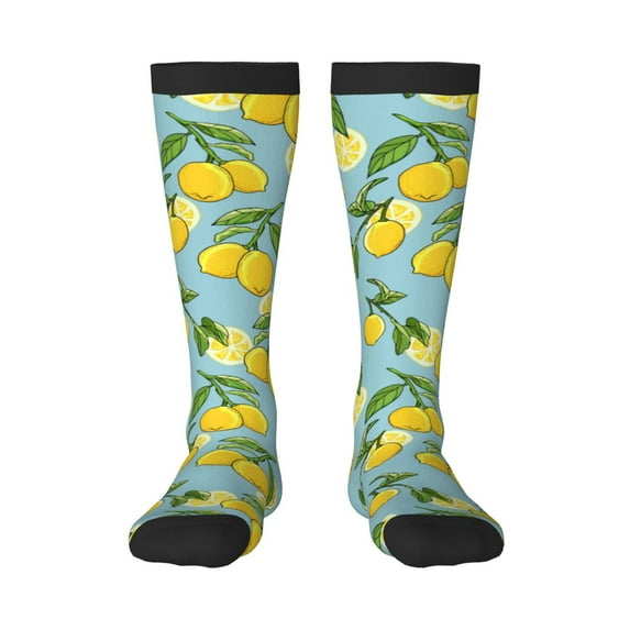 Balery Lemon Fun Novelty Socks Men'S Women'S Crew Socks Funny Crazy Novelty Socks Quirky And Cool Socks
