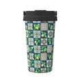 thumbnail image 1 of Balery Lemon and Leaves Pattern Insulated Coffee Travel Mug Stainless Steel Vacuum Coffee Cup Leakproof with Screw Lid Coffee for Hot/Iced Beverage - 500ml, 1 of 8