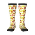 thumbnail image 1 of Balery Lemon Orange Printed Novelty Socks Men's Women's Crew Socks Sports Socks Knee High Socks Cotton Socks Quirky and Cool Socks, 1 of 9