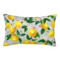 thumbnail image 1 of Balery Lemon Seamless Pattern Oil Painting Effect Bedding Queen Pillow Cases - Envelope Closure - Soft Brushed Microfiber Fabric - Shrinkage and Fade Resistant Pillow Cases-14"x20", 1 of 6