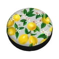 thumbnail image 1 of Balery Lemon Seamless Pattern Oil Painting Effect Tire Covers - Tough Tire Wheel Protector for Truck, SUV, Trailer, Camper, RV -17 inch, 1 of 8