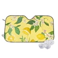 thumbnail image 1 of Balery Lemon Windshield Sun Shade, Car Front Window Sunshade Cover ,Automotive Interior Portected Blocks Uv Rays For Car Pickup Truck Suv Accessories- Small, 1 of 7