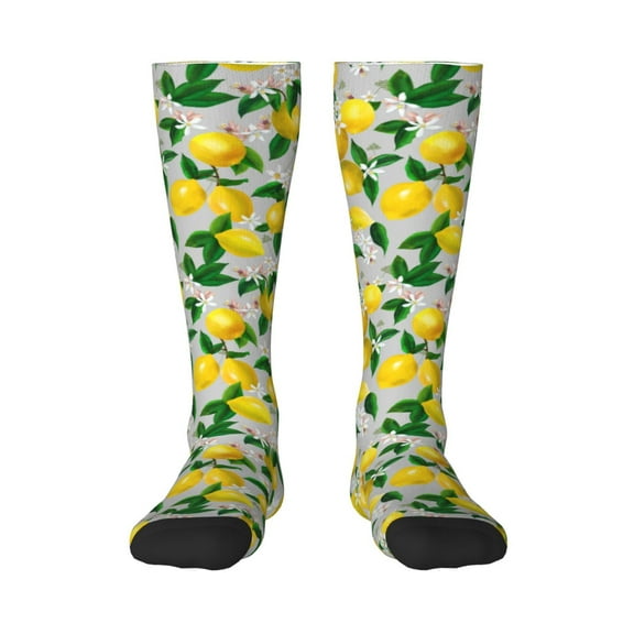 Balery Lemon1 Fun Novelty Socks Men'S Women'S Crew Socks Funny Crazy Novelty Socks Quirky And Cool Socks
