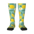 thumbnail image 1 of Balery Lemons Chamomile Flowers And Leaves Fun Novelty Socks Men'S Women'S Crew Socks Funny Crazy Novelty Socks Quirky And Cool Socks, 1 of 9