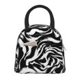 thumbnail image 1 of Balery Leopard And Zebra 2 Pattern Lunch Bag Women, Lunch Box, Lunch Bag, Small Leakproof Lunch Tote Large Capacity Reusable Insulated Cooler Lunch Container-One Size, 1 of 6
