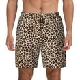 thumbnail image 1 of Balery Leopard Print-2 Mens Swim Trunks Swim Shorts for Men Quick Dry Inseam Beach Shorts with Compression Liner Pocket-X-Large, 1 of 9