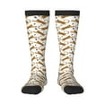 thumbnail image 1 of Balery Leopard Print Printed Novelty Socks Men's Women's Crew Socks Sports Socks Knee High Socks Cotton Socks Quirky and Cool Socks, 1 of 9