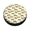 thumbnail image 1 of Balery Leopard Print Tire Covers - Tough Tire Wheel Protector for Truck, SUV, Trailer, Camper, RV -15 inch, 1 of 8