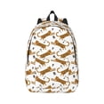 thumbnail image 1 of Balery Leopard Print Vintage Canvas Backpack for Men and Women - Large Capacity, Durable Travel Laptop Bag for School, Work, Hiking, and Outdoor Activities, 1 of 7